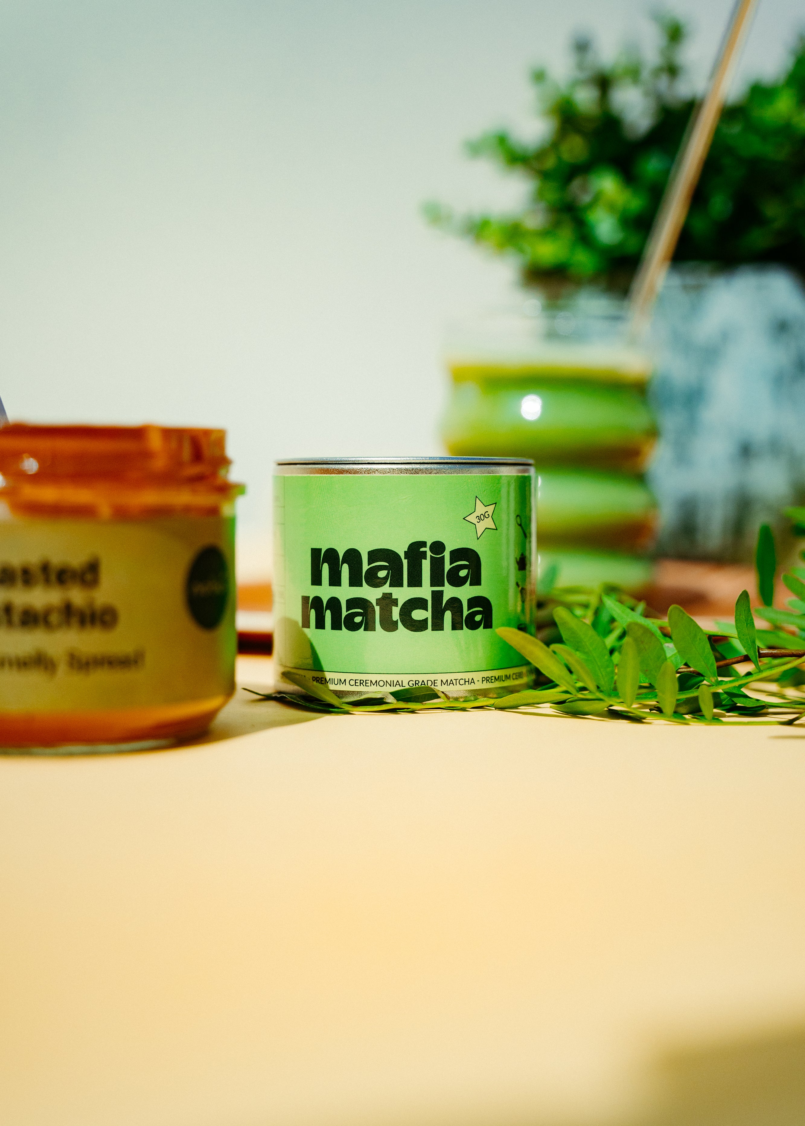 Iced Pistachio Matcha Latte
