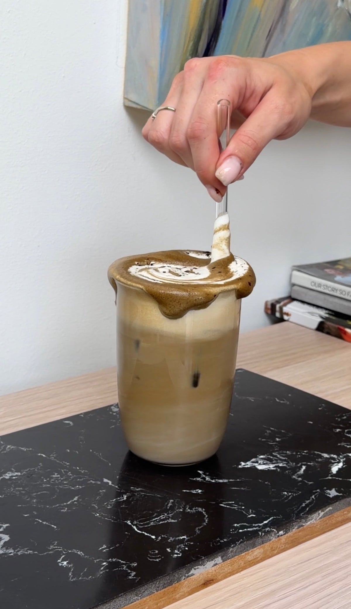 Sea Salt Cold Foam Hojicha